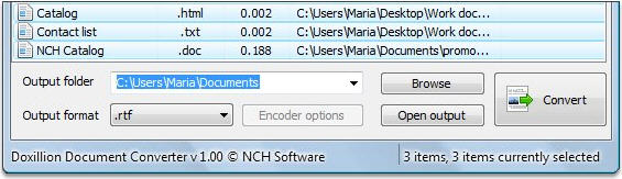 NCH Doxillion Document Converter