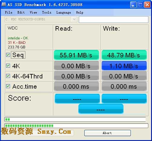 AS SSD Benchmark