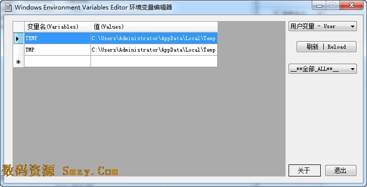 Windows Environment Variables Editor