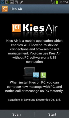 Kies air For Android(手机下载内容管理) v2.5.305032 最新免费版