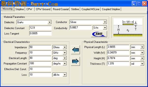 微带线计算软件