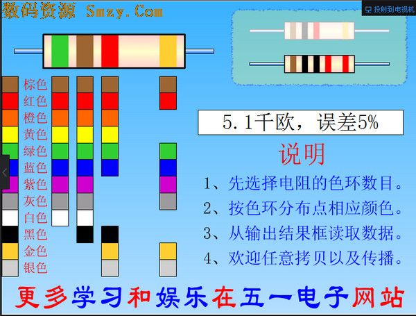 色环电阻识别软件