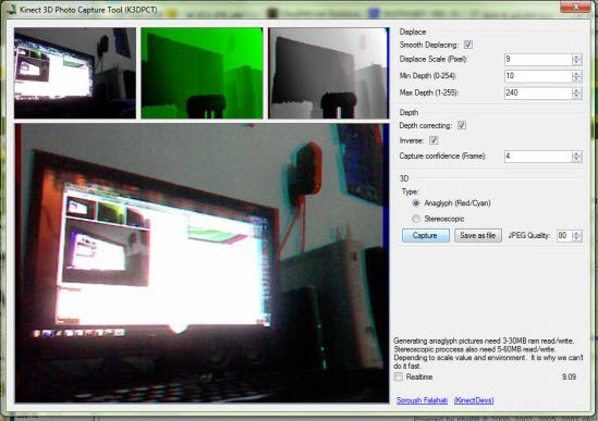Kinect 3D Photo Capturing Tool