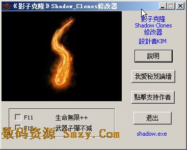 影子克隆游戏两项修改器