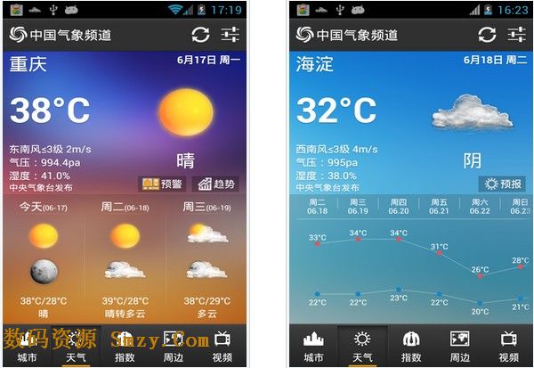 中国气象频道手机版(手机天气应用) v6.5 安卓版