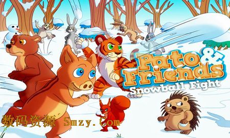 帕托和朋友的雪仗安卓版(Pato Friends Snowballfight) v1.6 免费版