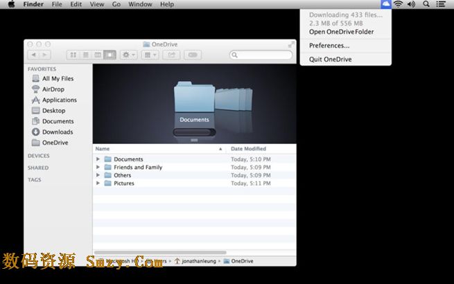 OneDrive Mac版(云储存工具) v17.5.4501 官方最新版