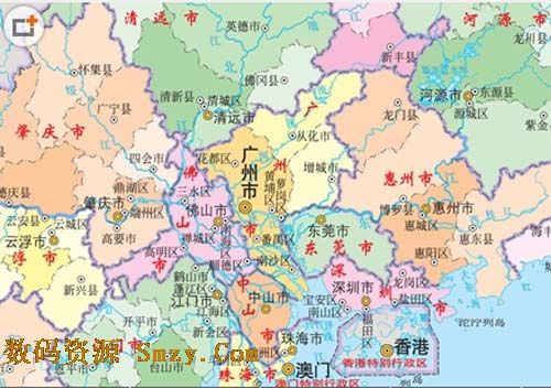 广东地图全图高清版
