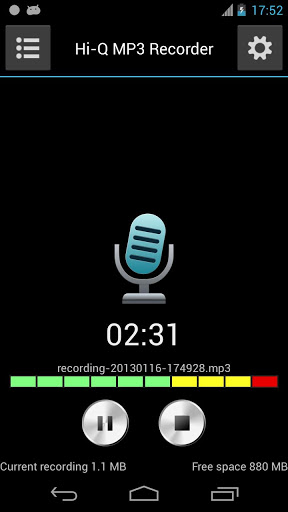 Hi-Q MP3 Voice Recorder安卓版(高音质录音机) v1.20.4 最新中文版