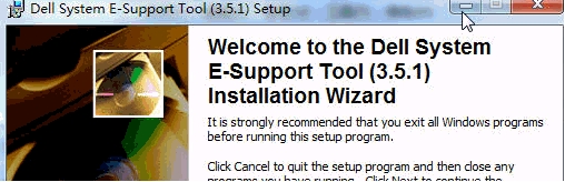 Dell System E Support Tool