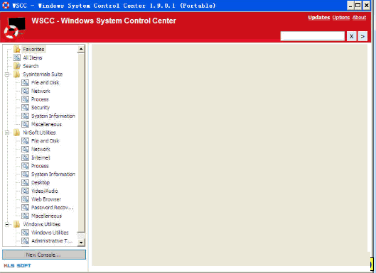 windows sysinternals control center