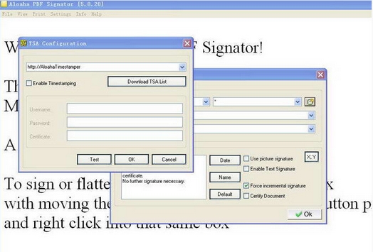 Aloaha PDF Signator