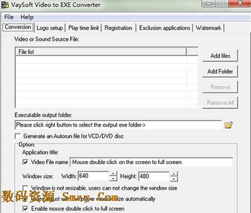 VaySoft Video to EXE Converter