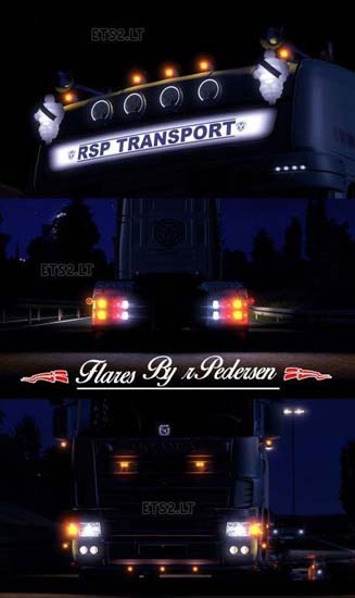 欧洲卡车模拟2超炫灯光光效MOD