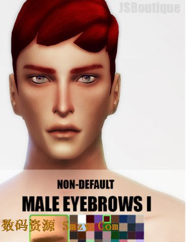 模拟人生4男性眉毛替换mod