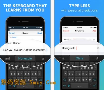 SwiftKey中文輸入法(蘋果手機輸入法) v1.4 for iPhone/ipad 最新版