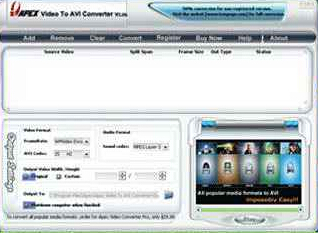 Apex Video to AVI Converter