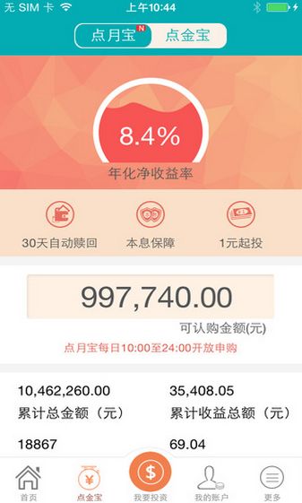 点金融ios客户端(手机理财app) v2.3.2 最新苹果版