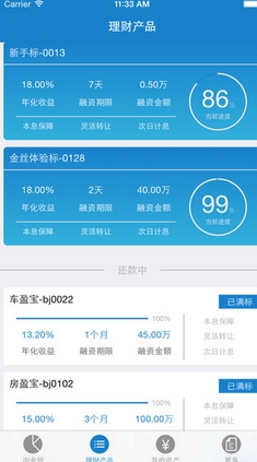 中金贷苹果版(手机理财软件) v2.0.0 iPhone版