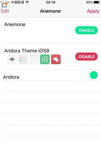 Anemone ios9越狱插件v1.3 最新版