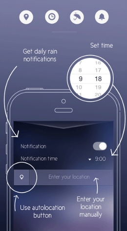 伞时间苹果版(手机天气应用) v1.4 iOS版