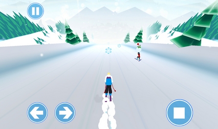雪场大挑战ios版(苹果手机休闲滑雪游戏) v1.2 iPhone版