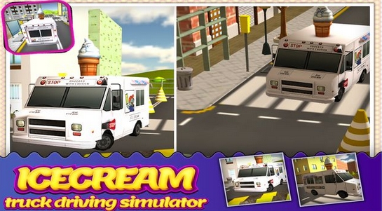 3D冰淇淋货车模拟器IOS版(手机模拟驾驶游戏) v1.0 官方苹果版