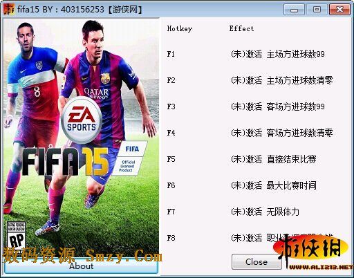 FIFA 15八项修改器