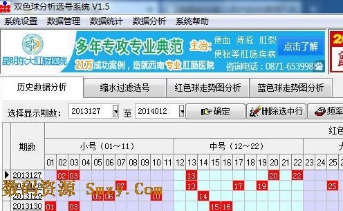 双色球分析选号系统