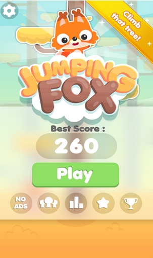 跳跳狐狸app手机版(安卓卡通休闲游戏) v1.2 免费版