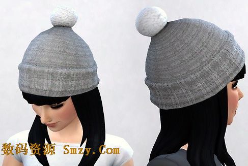 模拟人生4女性毛线冬帽MOD
