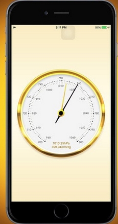 气压表iphone版(IOS天气软件) v1.2 免费苹果版
