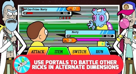 口袋莫蒂Android版(Pocket Mortys) v1.2.5 最新安卓版