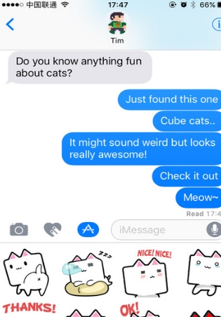 块猫表情包苹果版(ios手机信息表情包) v1.3 最新版