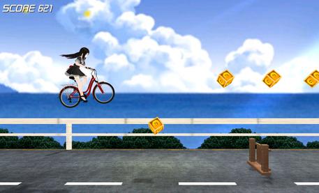 单车少女苹果官方版(跑酷类游戏) v1.3 ios手机版