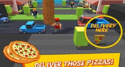 披萨街披萨外送安卓版(天天过马路玩法的休闲手游) v1.8 免费版