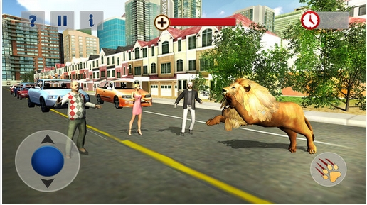 愤怒的狮子攻击3D手机版(3D真实场景模拟游戏) v1.0 苹果版