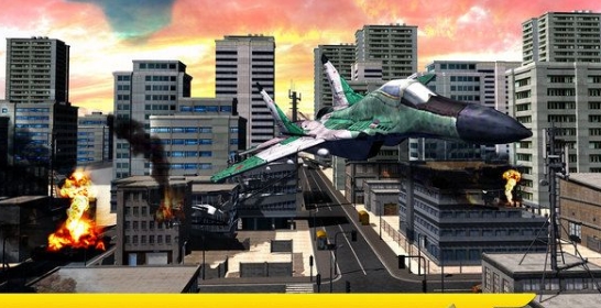 喷气战斗机市攻击iPhone版(ios休闲游戏) v1.1 苹果手机版