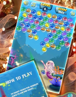 海底泡泡龙苹果版for iOS (泡泡龙手机游戏) v1.1.1 免费版