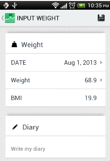 體重記錄器安卓版(手機稱重記錄軟件) v3.1 最新版
