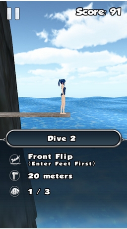 悬崖跳水3D苹果版for iPhone v2.34 手机版