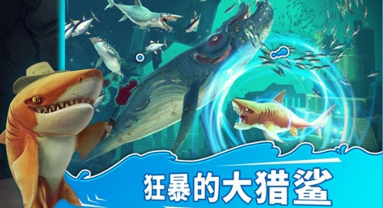 饥饿鲨世界3D安卓版(休闲类手游) v1.3.6 最新版