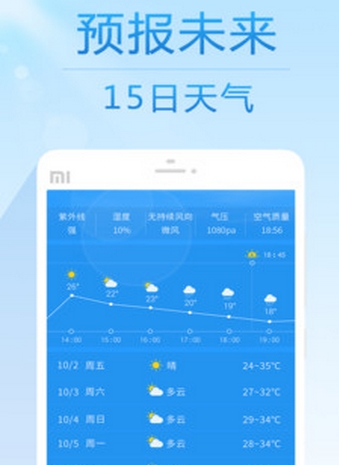 15日天气预报官方版(天气资讯手机app) v2.3 安卓版