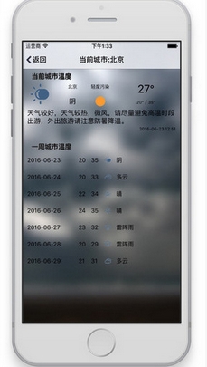 惠天气苹果版for iPhone v1.1.3 官方版