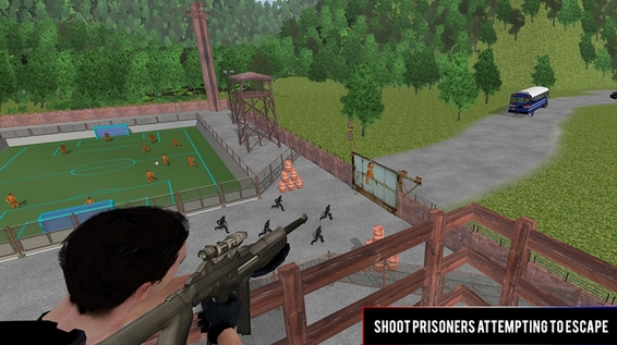 警方狙击手囚徒逃脱iPhone版(射击类手机游戏) v1.1 最新免费版