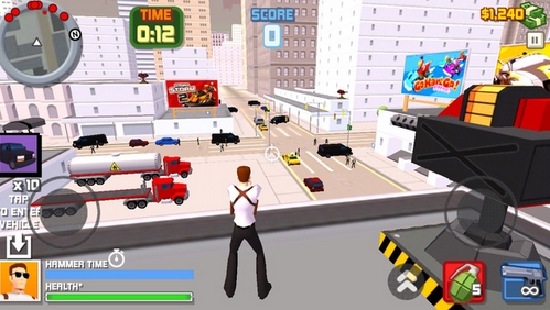 都市蝙蝠侠盗之罪恶复仇者联盟3D苹果版(iPhone手机射击游戏) v1.2 免费最新版