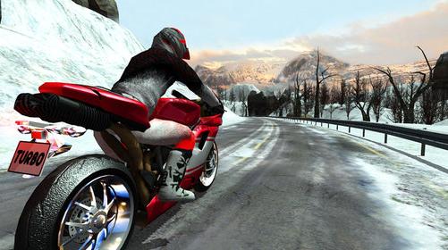 极速摩托冬季高速公路拉力赛手机版for iPhone v1.7 苹果官方版