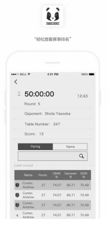 熊猫赛事ios版(苹果赛事信息软件) v1.0 iPhone手机版