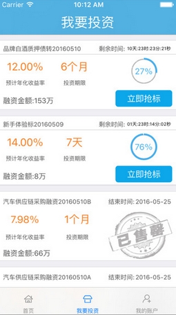 千店贷理财苹果版for iPhone v1.2.5 最新版