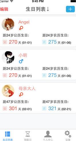生日提醒管家iPhone版(手机生日管家) v2.3 苹果版